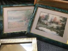 Lot de 10 cadres / peintures / toiles - Photo 4