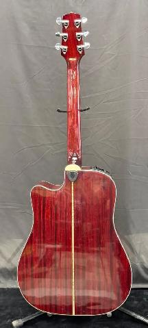 1994 Takamine FP325SRCA Trans Red MIJ Acoustic-Electric Guitar - Photo 3