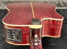 1994 Takamine FP325SRCA Trans Red MIJ Acoustic-Electric Guitar - Photo 7