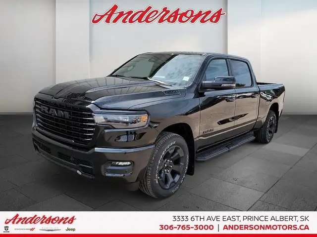 2026 Ram 1500 SPORT 3.0L Turbo / Crew Cab / Alpine Audio / ParkS