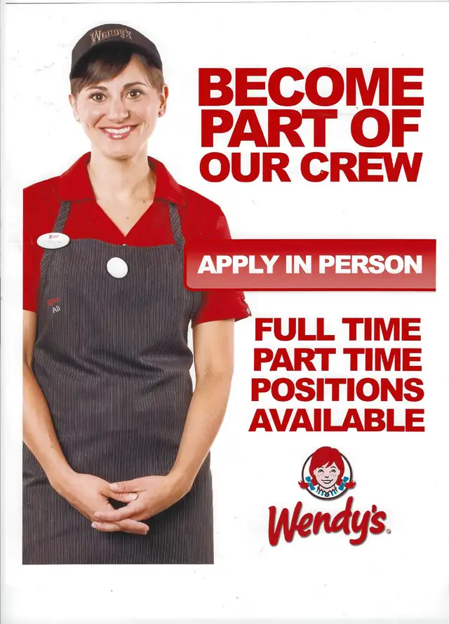 Urgent Hiring – Wendy’s (Vaughan, ON)