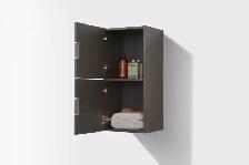 28' Grey Oak/Butternut Wall-Mounted Floating Bathroom Vanity Sid - Photo 5