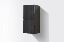 28' Grey Oak/Butternut Wall-Mounted Floating Bathroom Vanity Sid - Photo 7