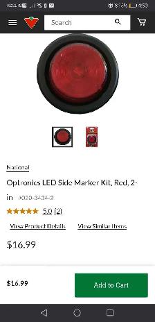 Power Fist & Roadpro LED Red Marker Clearance Lamps & more! - Photo 10