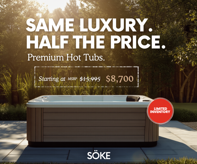 Luxury Hot Tub Blowout: Only 3 Left at $8,700 (Calgary)