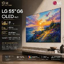 LG 55' G6 OLED evo 4K 165Hz webOS Gallery TV