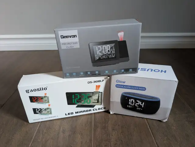 New Alarm And Projection Clocks For Sale