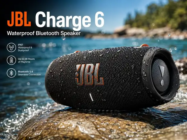 JBL Charge 6 Waterproof Bluetooth Speaker