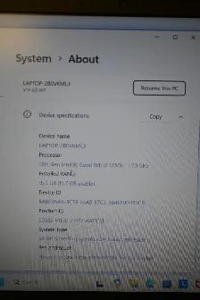 Lenovo 12th gen 500gb 16gb RAM i7 14' Used in good condition - Photo 10