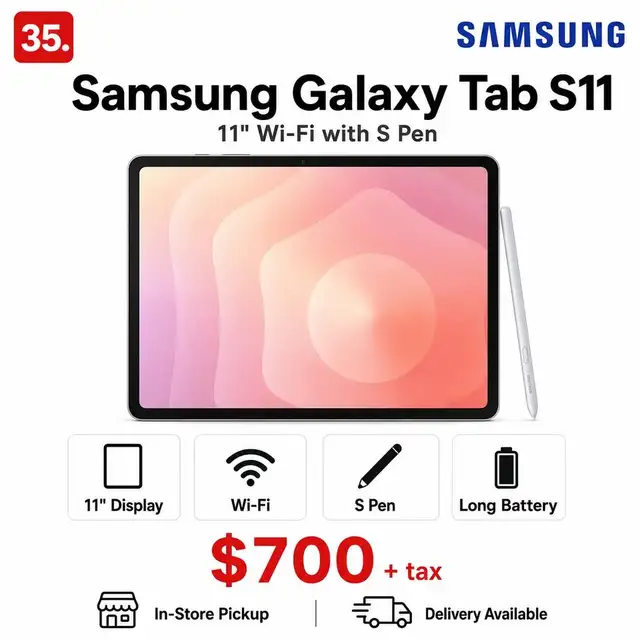 Samsung Galaxy Tab S11 11' Wi-Fi with S Pen