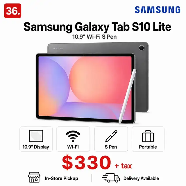 Samsung Galaxy Tab S10 Lite 10.9' Wi-Fi S Pen
