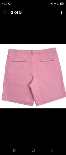 Brand new pair of phsyco bunny golf shorts pink in color SZ 36! - Photo 2