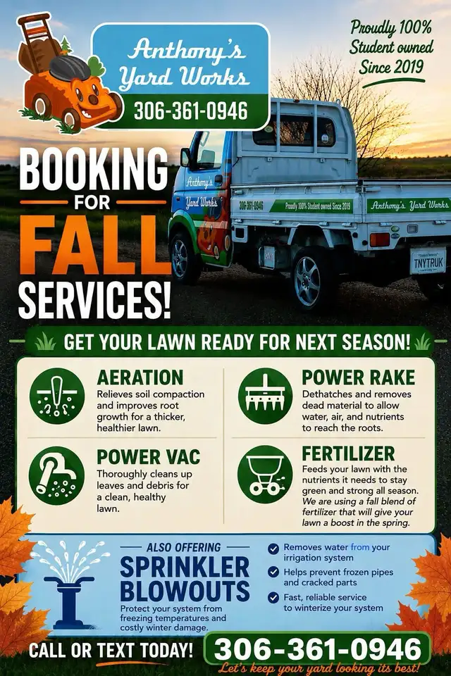 Fall Yard Care - Anthony’s Yard Works