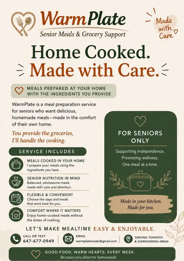 Senior Meal Prep at Home — Fresh Home-Cooked Meals for Mom or Da