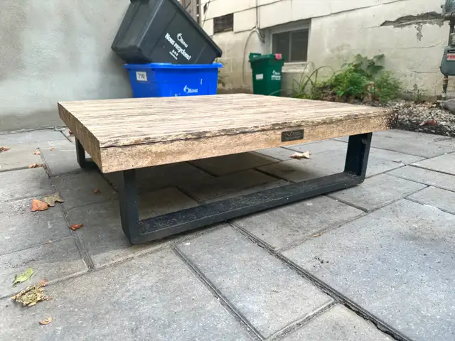 FREE Modern Teak Outdoor Patio Table