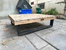 FREE Modern Teak Outdoor Patio Table