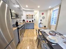 4-1/2 Entièrement rénové, 2 chambres fermées Quartier Masson