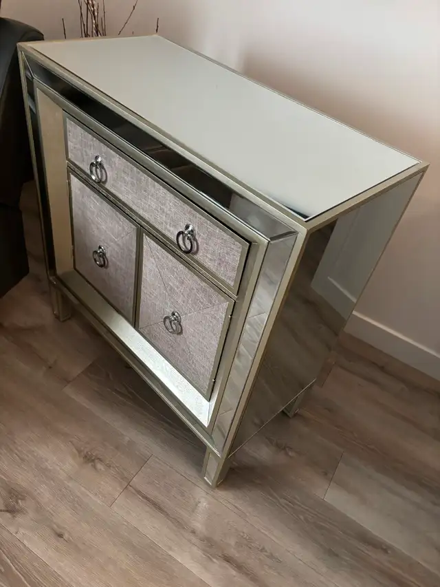 Mirrored Accent Cabinet