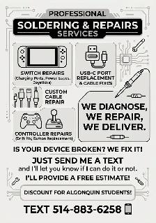 Soldering & Electronics Repair