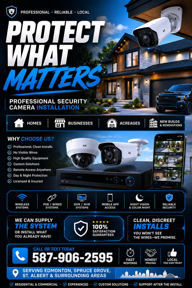 SECURITY CAMERA INSTALLATION