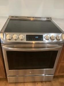 Lg slide in stainless range stove