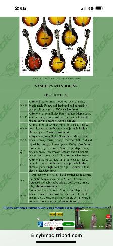 Samick SM50 F-Style Mandolin - Photo 3