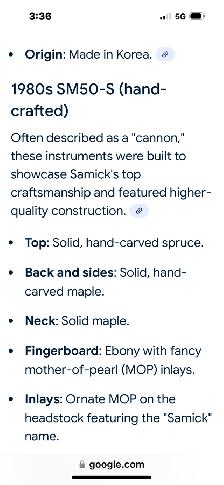Samick SM50 F-Style Mandolin - Photo 4