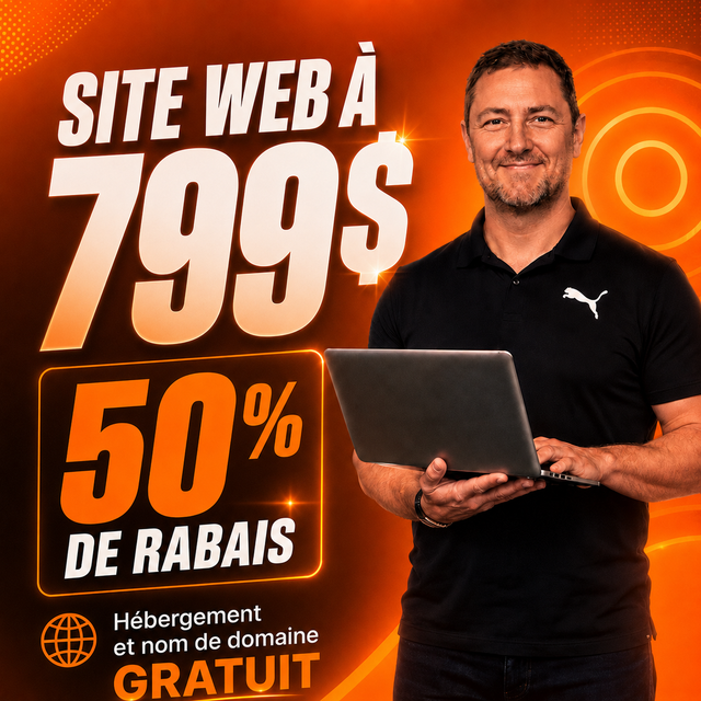 CONCEPTION SITE WEB COMPLET À 799 $ - Website design - Création