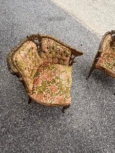 Free delivery used Vintage Ornate Accent Chairs (Set of 2) - Photo 3