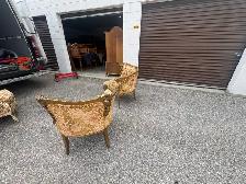 Free delivery used Vintage Ornate Accent Chairs (Set of 2) - Photo 9