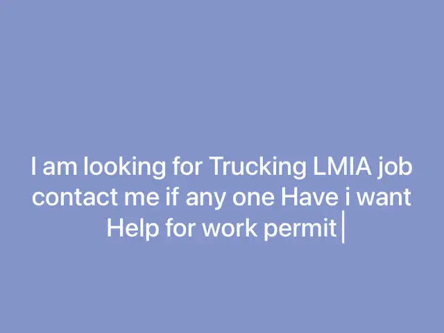 I am looking for Trucking LMIA