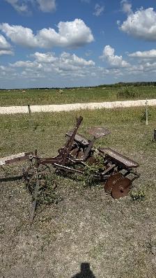 antique horse drawn implements