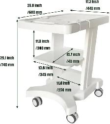 Portable Tool Cart Mobile Trolley Cart 141152 - Photo 2