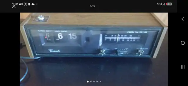 Radio-réveil à bascule Concerto RD-105