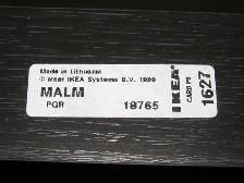 IKEA MALM Desk with Pull-Out Panel (Black) - Photo 3