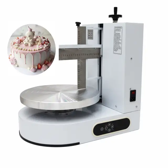 4-12" White Cake Cream Coating Machine 110V 239623