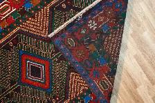 HANDKNOTTED BALUCH WOOL RUG 3.7FT x 6.4FT (80) - Photo 2
