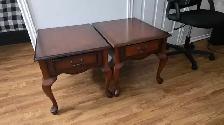 Hardwood end Tables