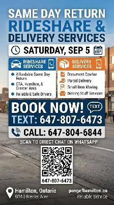 sudbury to GTA and GTA to sudbury rodeshare