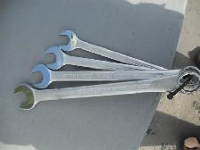 OVER $600. WORTH OF HAZET COMBINATION WRENCHES FOR $225,