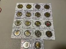 9 sets of Canadian specialty coins for sale