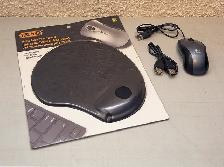 Logitech Wired Mouse (Smaller Hands), USB Extension Cable & Pad