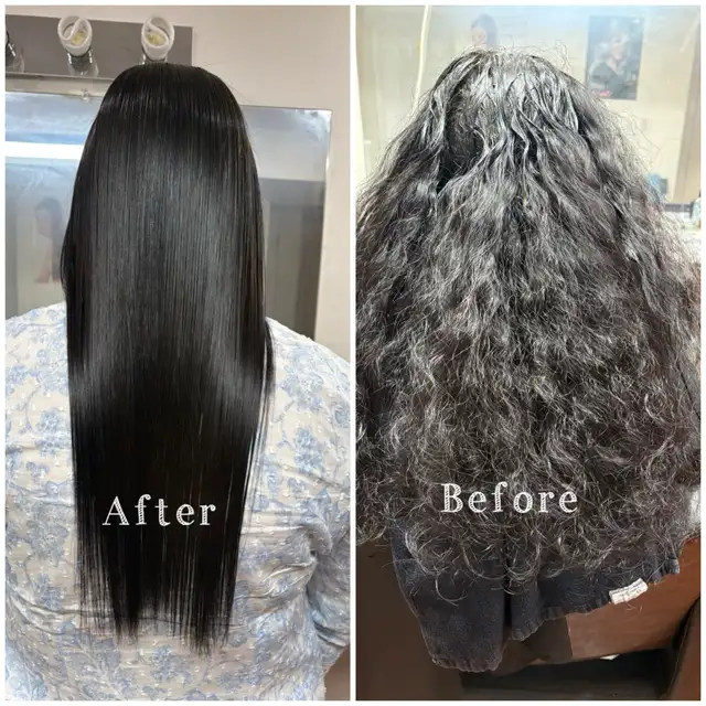 Hair keratin treatment  $200