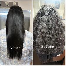Hair keratin treatment  $200