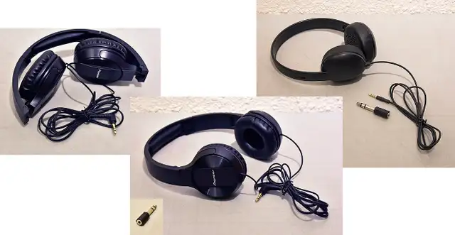 Pioneer & Skullcandy Wired Headphones (One of Both - Mint)