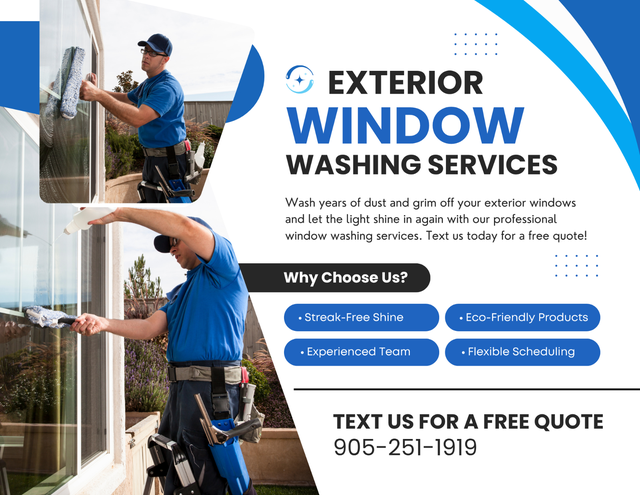 Exterior Window Washing | Newmarket • Aurora • Georgina