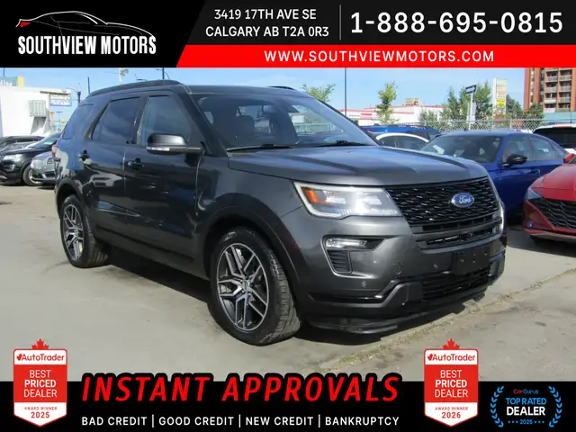 2018 Ford Explorer Sport 4WD 3.5L EcoBoost | Loaded | 6 Seater |