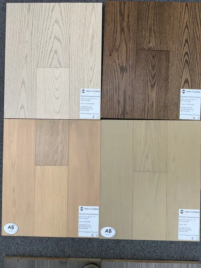 Engineered Hardwood Flooring ($3.49/sf)