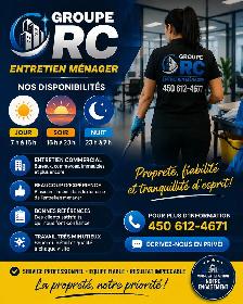 Groupe RC Services d'entretien ménager