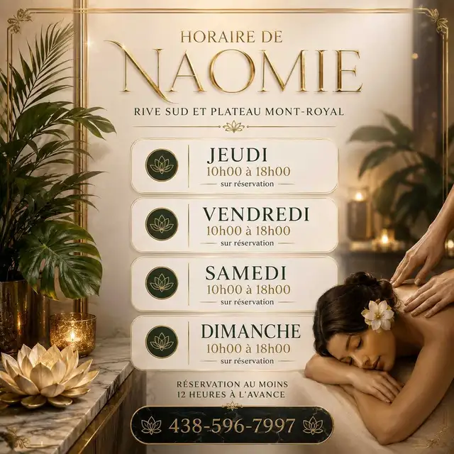 Détente avec Naomie